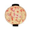 Japanese-style Paper Lantern Handmade White Florals Hanging Lampshade Decorative Home Restaurant