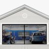 8 ft. x 7 ft. Black Plastic Magnetic Garage Door Screen