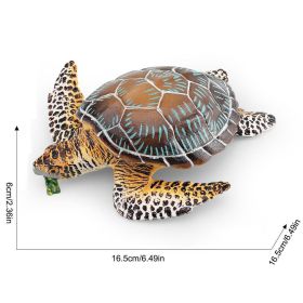 Miniature Turtles Realistic Exquisite Miniature Figurines Colorful Educational Turtle Toy For Children Boys Girls