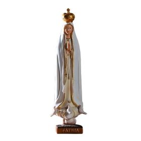 Lady Of Fatima Holy Figurine Hand-Painted Lady Of Fatima Statue Religious Statue Sculpture Virgin Mary Religious Decoration