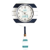 FirsTime & Co. White Oar Pendulum Wall Clock, Coastal, Analog, 8 x 2.5 x 17.5 in