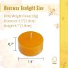 Beeswax Tealight Candles Handmade Candlesticks