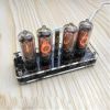 4 Digit IN-8 Nixie Glow Tube Clock IN8 with Remote Controller LED Backlight Alarm Clock Retro Clock