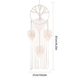 Big Dream Catcher For Wedding Home Decor Room Moon Tree Of Life Wind Chimes Dreamcatcher Boho Macrame Ornaments Dream Catchers (Color: 17)